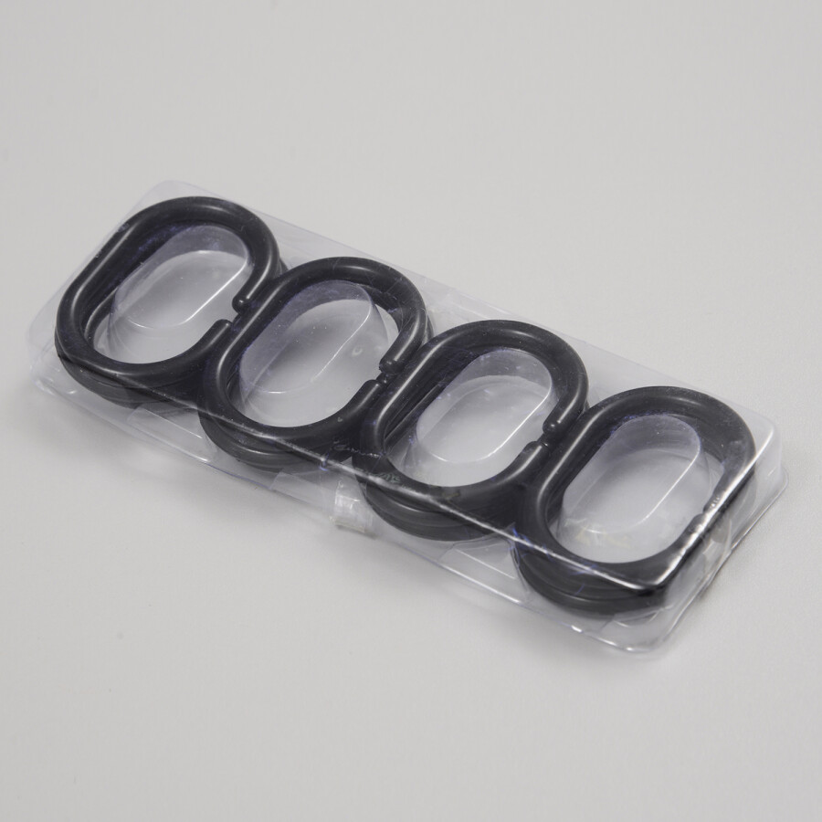 WasserKRAFT Elbe SC-721121 карниз для ванной черный 110-200 см