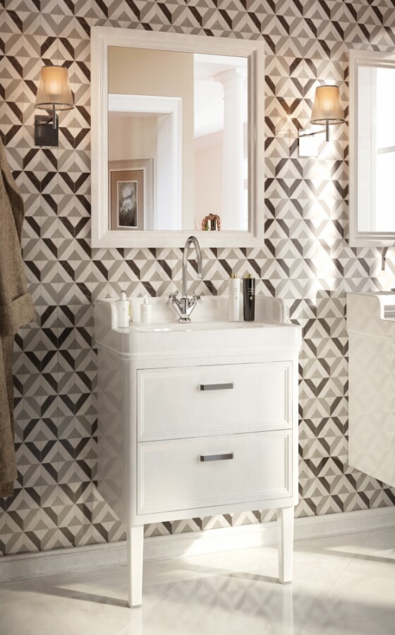 Зеркальное полотно Kerama Marazzi Pompei 60*75 PO.mi.60WHT