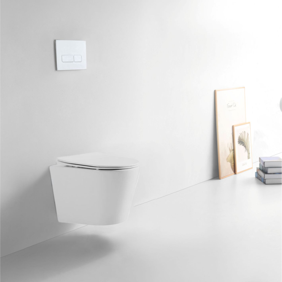 Инсталляция Geberit Duofix Delta 458.149.21.1 с клавишей и унитазом Sole УТ000090240
