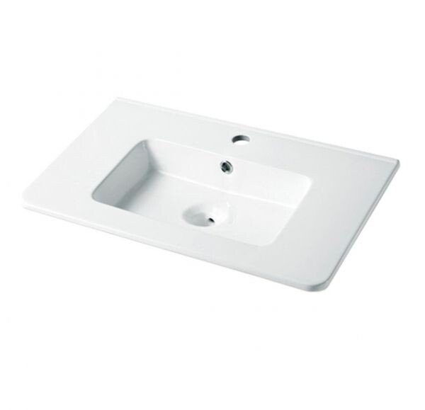 Mirsant Камилла Quadro 80 тумба с раковиной Sky УТ000031228 напольная