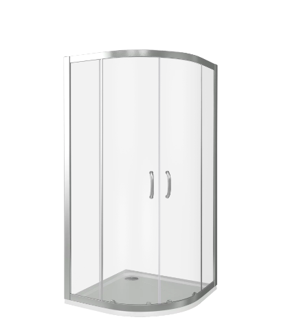 BAS INFINITY R-100-W-CH душевая дверь 100х100х185 ИН00063