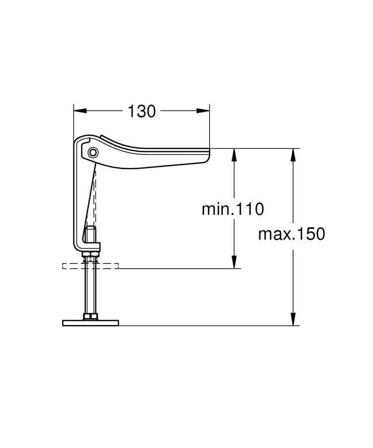 Grohe Ножки для встраиваемых ванн 49115000