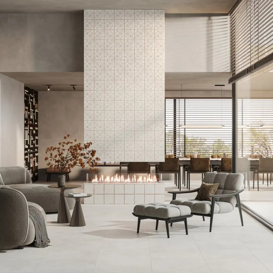 Керамическая плитка Декор Kerama Marazzi Прованс Валлорис 1 бежевый светлый матовый 20x20x0,69 KMD3STA096BN