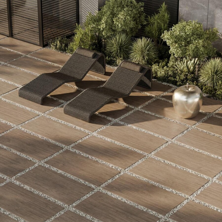 Керамический гранит Kerama Marazzi Прованс Бриансон коричневый матовый обрезной 80x160x0,9 KM8016G0291R