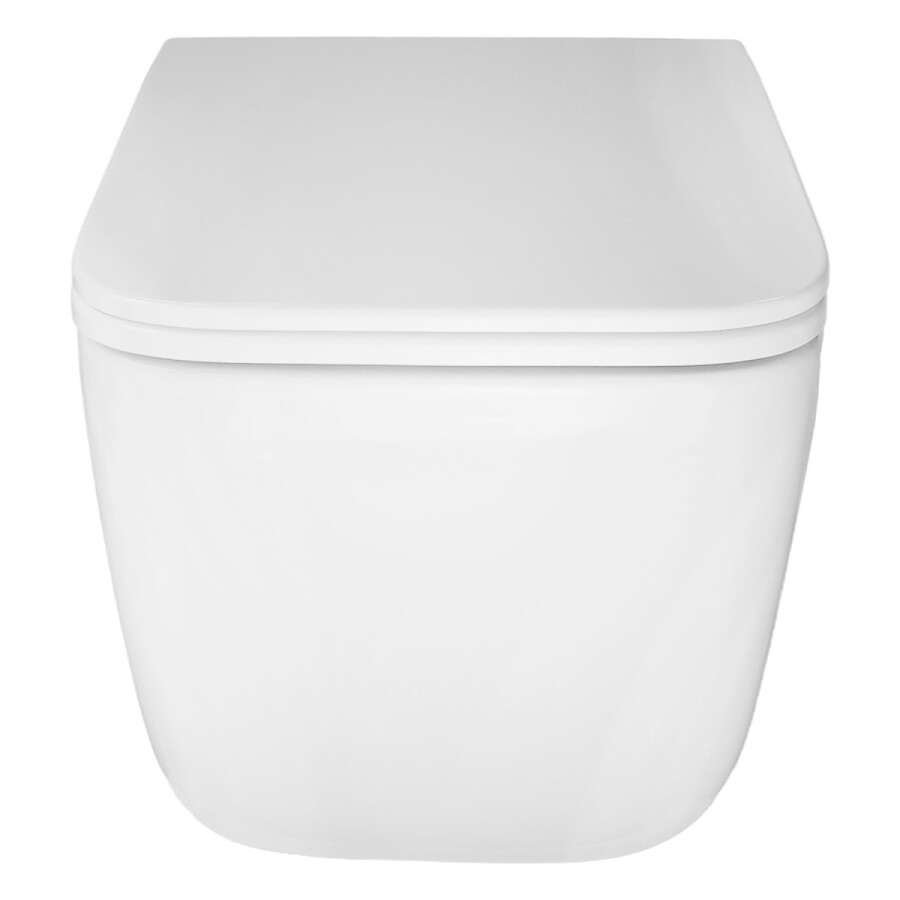 Унитаз подвесной Azario Vater 360х520х350 безободковый, система смыва "Скрытое Торнадо", с быстросъемным сиденьем "Микролифт" AZ-5104T-WHT