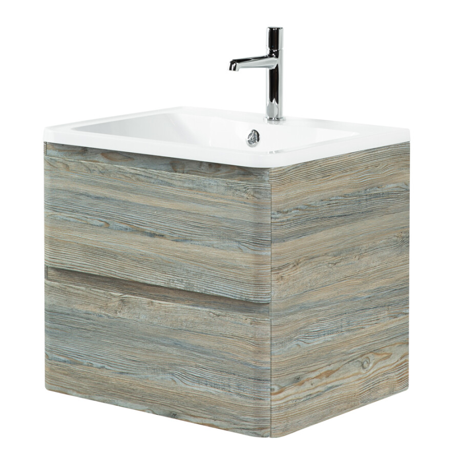 BelBagno ALBANO-600-2C-SO-PS Тумба подвесная с раковиной