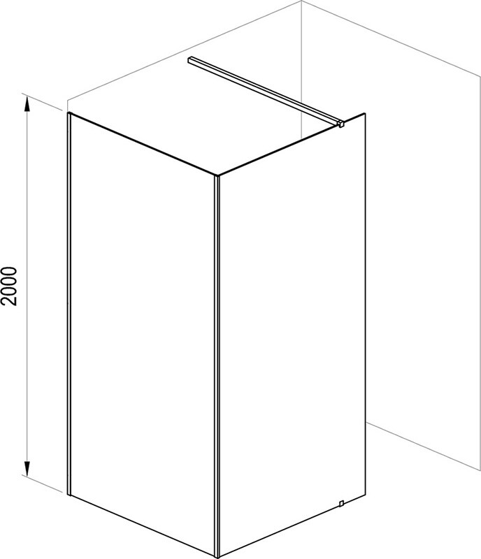 Ravak Walk-In Corner Душевой уголок 120*90 блестящий GW1CG7C00Z1