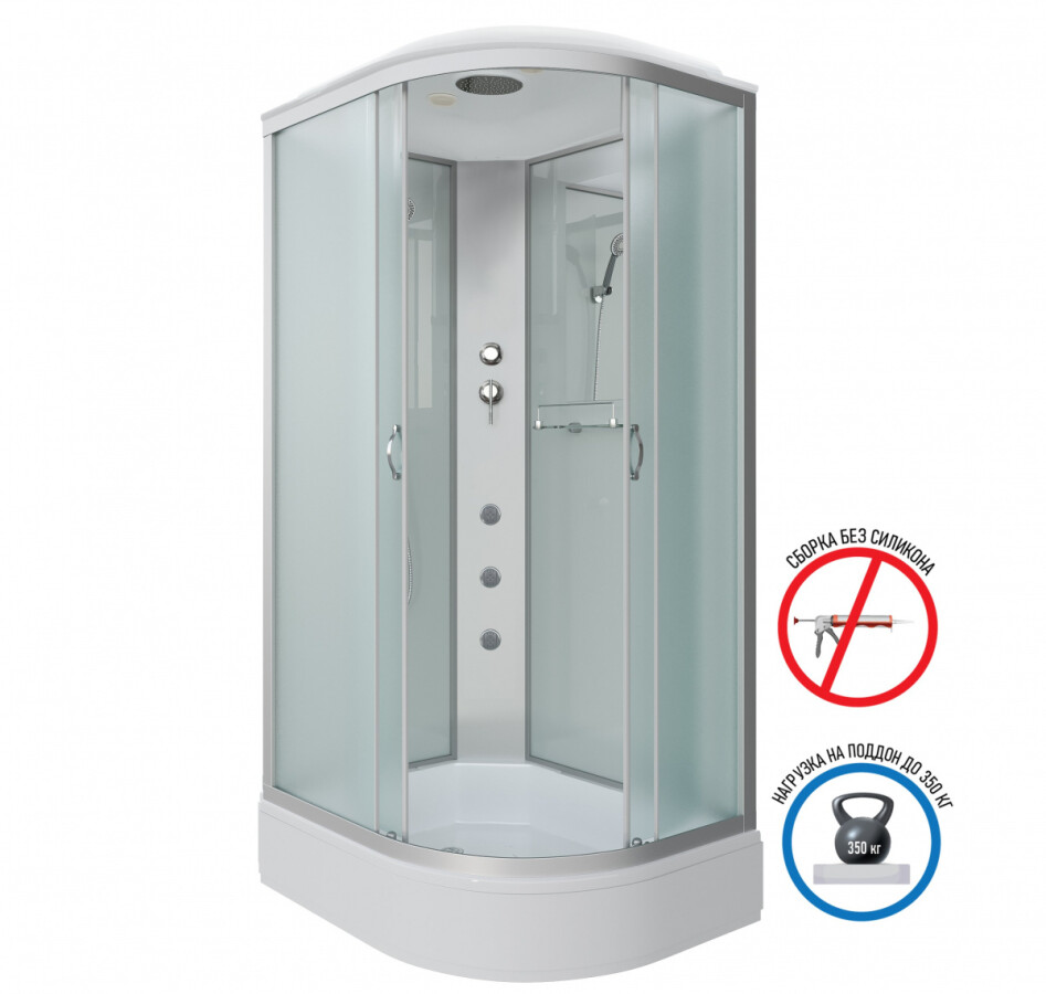 Niagara ЭКО NG 33294-14LG Душевая кабина 120x90 Левая Гидромассаж 332944LG