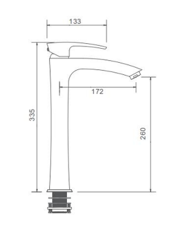 Смеситель для раковины Gappo G1007-18