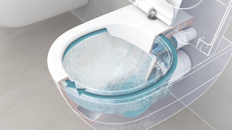 Villeroy&Boch Omnia Architectura 5685HR01 подвесной унитаз + инсталляция