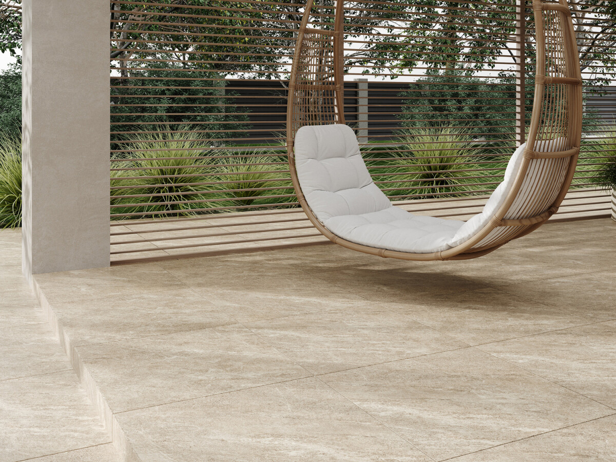 Керамогранит Cersanit Desert бежевый ректификат рельеф 59,8x59,8 A17886