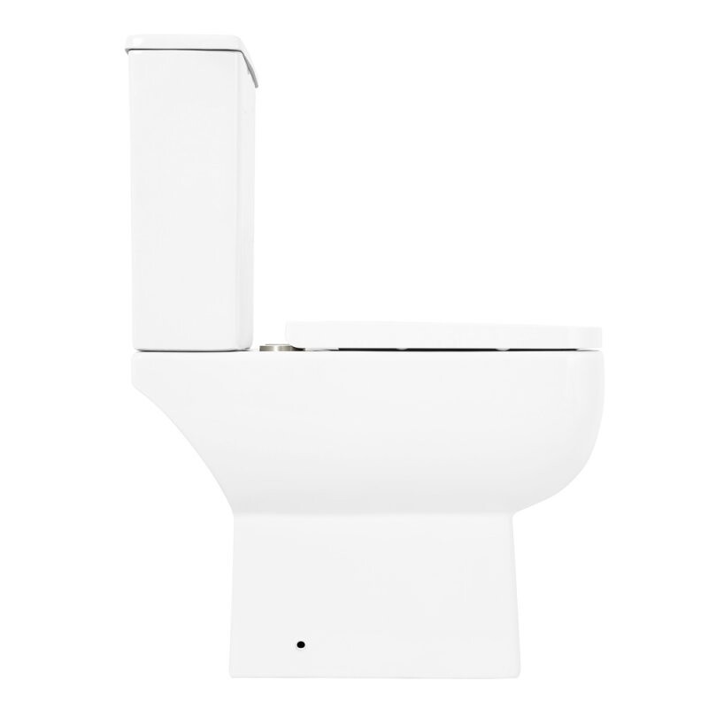 BelBagno Aurora унитаз-компакт с сиденьем белый BB8604CPR/SC