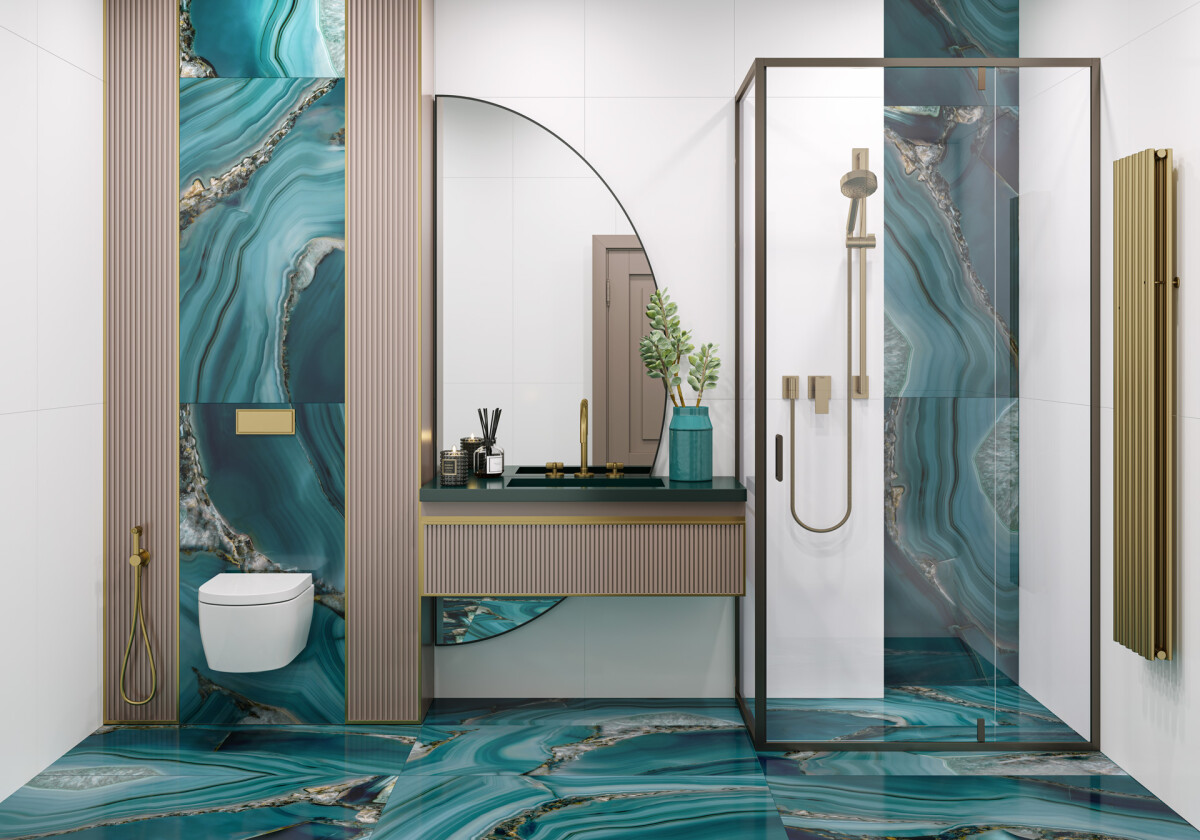 Керамогранит 60120WOW16HG LCM Wow Aquamarine Суперполированный 600 x 1200 x 8 мм.