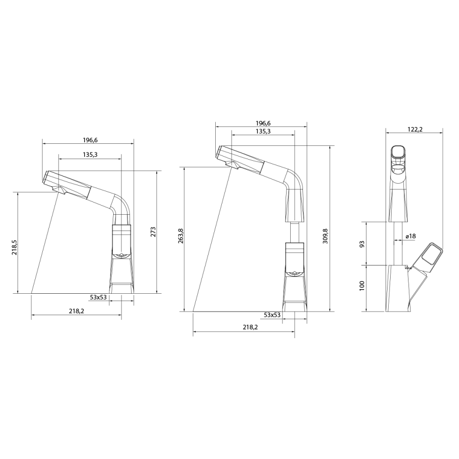 Lemark Soul смеситель для кухни / раковины LM6008BR