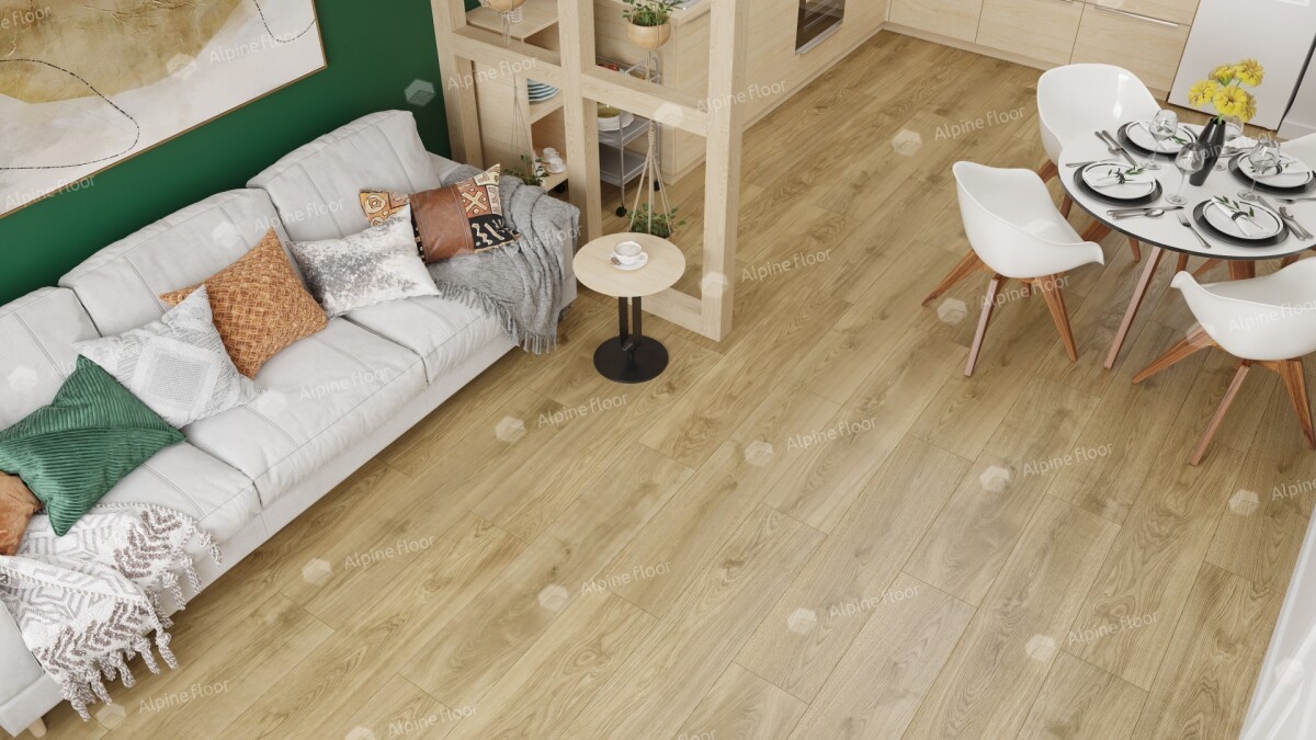 Ламинат Alpine Floor Aqua Life XL, LF104-06 Дуб Маджоре, 1285x280x8мм
