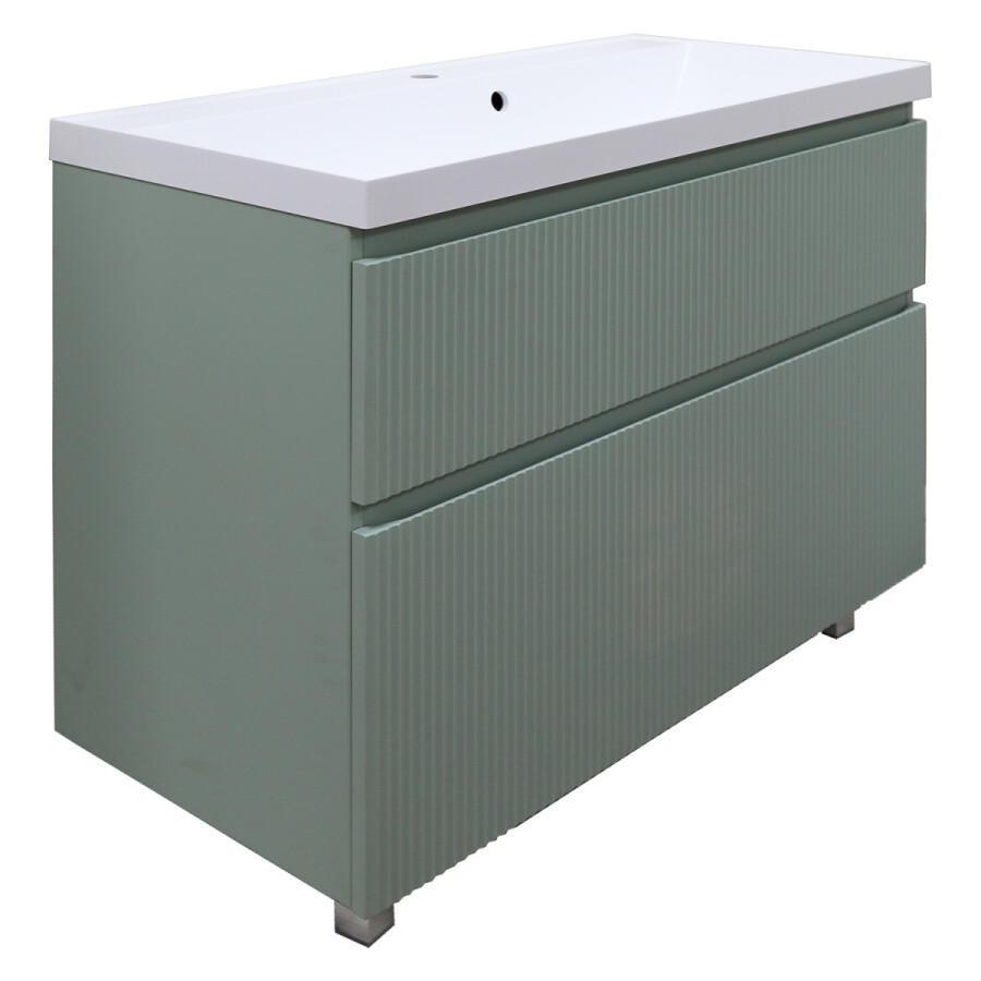 Тумба Azario Viola 100/2Н напольная ФИСТАШКОВЫЙ БЕЗ РАКОВИНЫ Астория 100 CS00096735