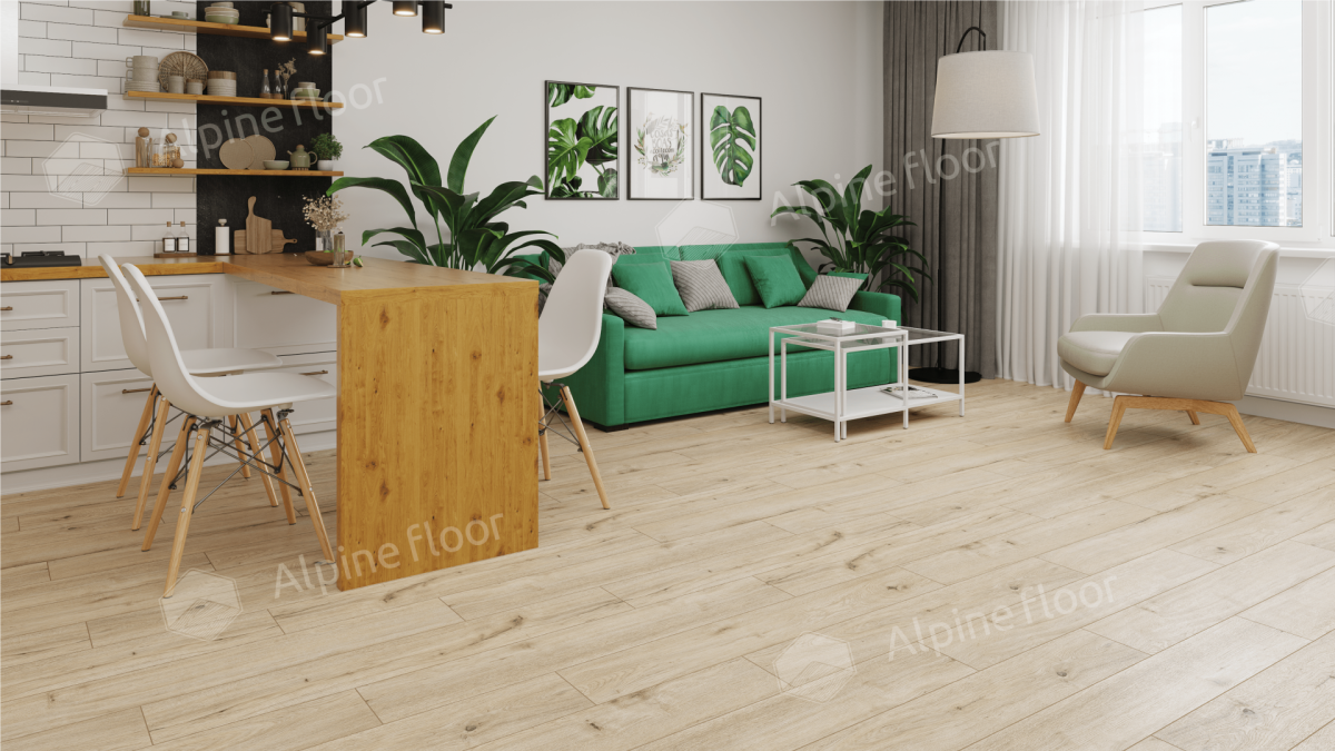 Ламинат Alpine Floor Aura LF100-2 Дуб Салерно 1218 х 198 х 8 mm