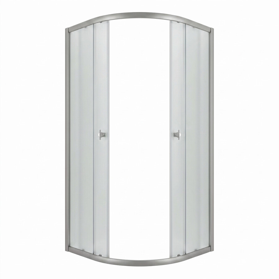 Душевое ограждение Niagara Eco NG-1003-14MT (80х80х190) четверть круга,раздвижное,хром,стекло матовое,1 место