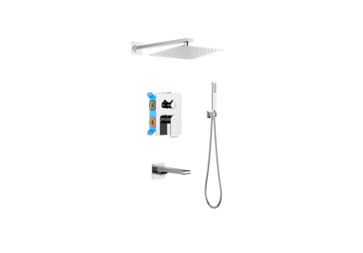 Aquatek Лира Душевой комплект Set 4 в 1 AQ1473CR
