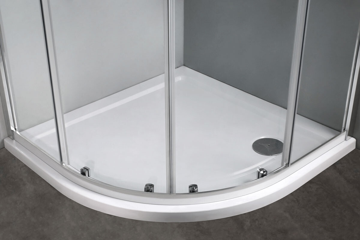 Vincea Scala душевой уголок VSQ-2SC100CL 100х100 хром, стекло прозрачное