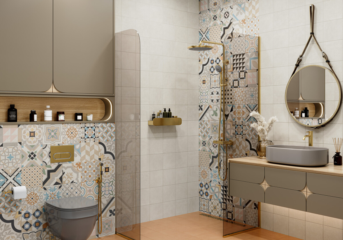 Керамогранит Artkera Group Design Art GP2020DMX55 Design Mix 4 Матовый 200 x 200 x 8 мм.