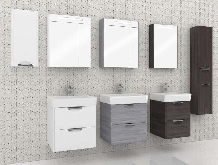 Зеркало-шкаф Акватон Сильва 50*78 1A215502SIW5L