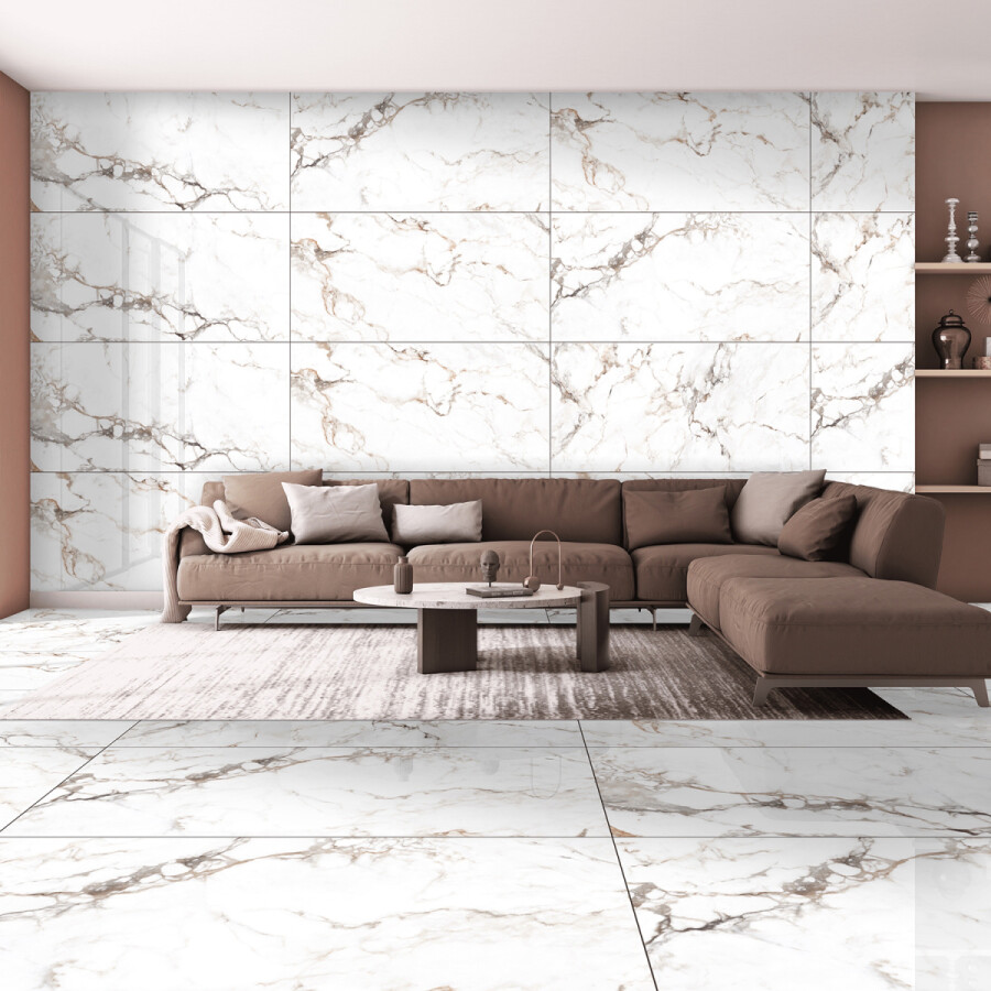 Керамогранит Azario Regal Borghini Grey Finish Glossy 80x160 F231123019FG