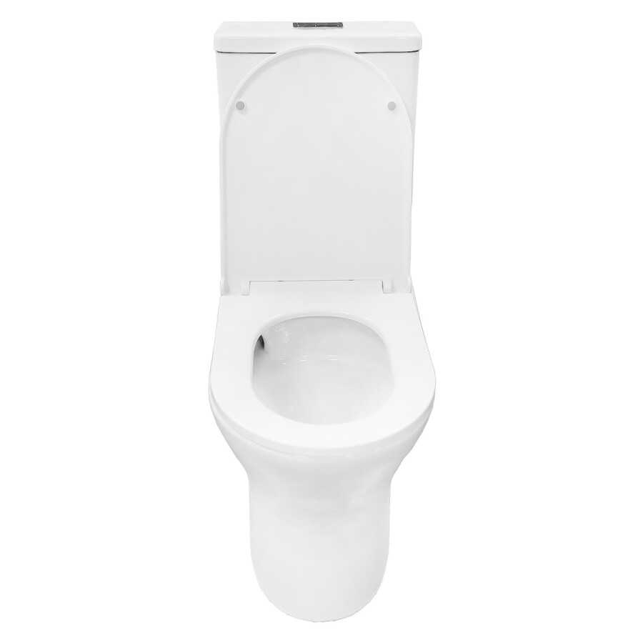 Унитаз-компакт Azario Tesoro 350х650х830 напольный, безободковый, система смыва "Торнадо", быстросъемное сиденье микролифт AZ-8501