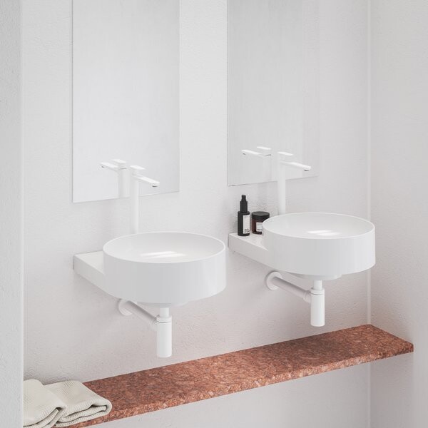 Ravak Eleganta BeCool Смеситель для раковины белый матовый X070420