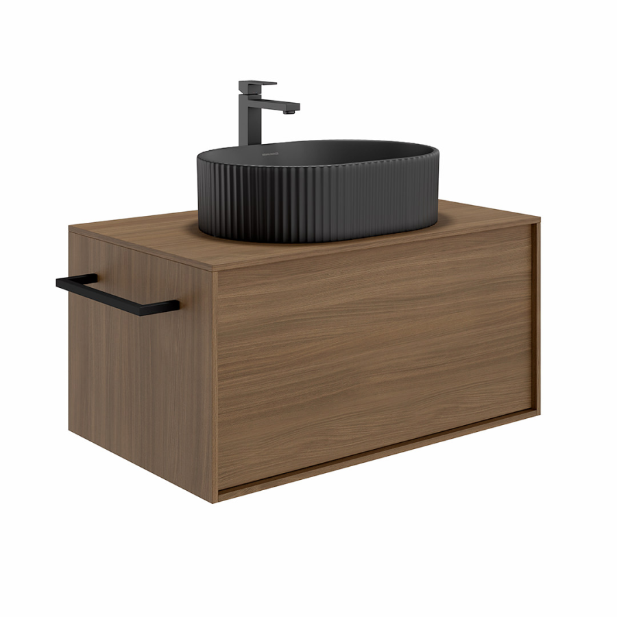 Kerama Marazzi Artbasin Vento раковина 50 черная VE.wb.50BLK.M