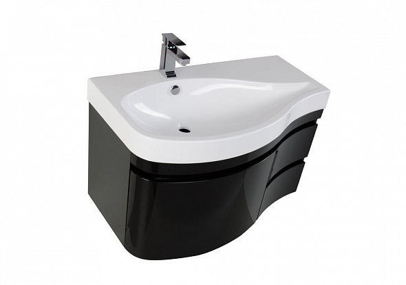 Aquanet Сопрано 95 тумба с раковиной 00213003 подвесная, левая