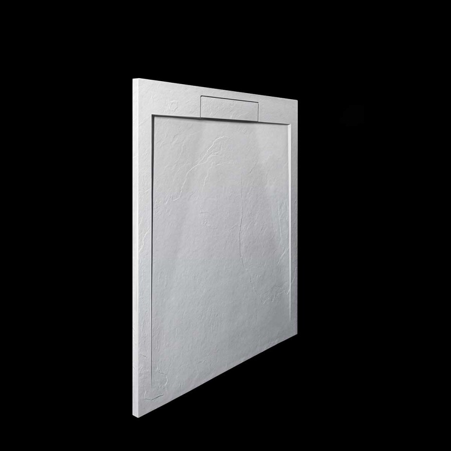 Vincea душевой поддон VST-4SRL9090W 90х90 из камня белый матовый