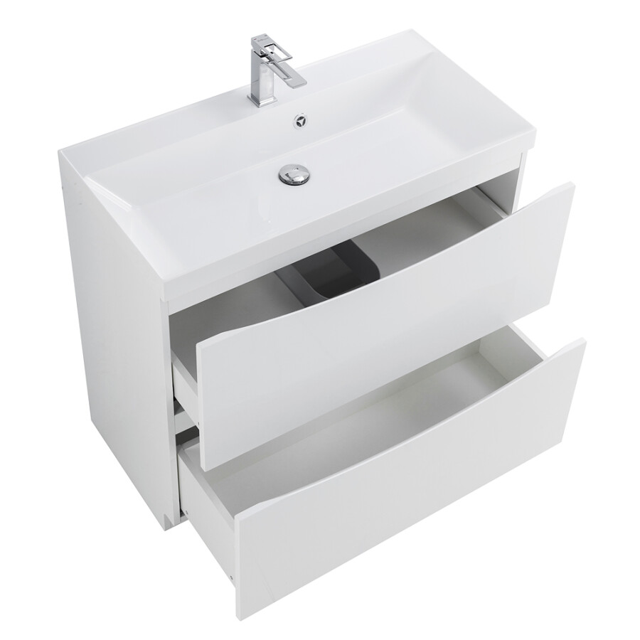 BelBagno MARINO-900-2C-PIA-BL-P тумба под раковину напольная