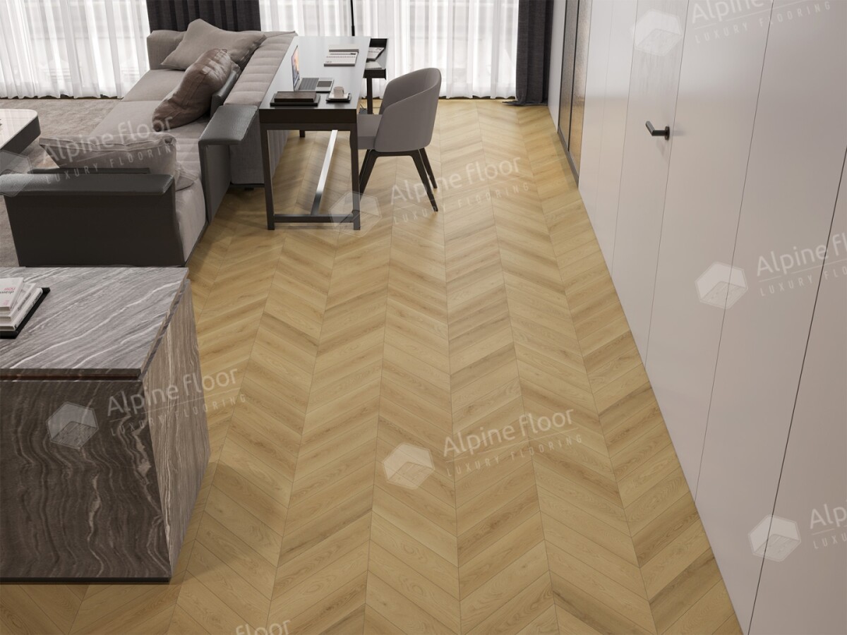 Ламинат Alpine Floor Chevron Art LF109-03, 550*112*12mm