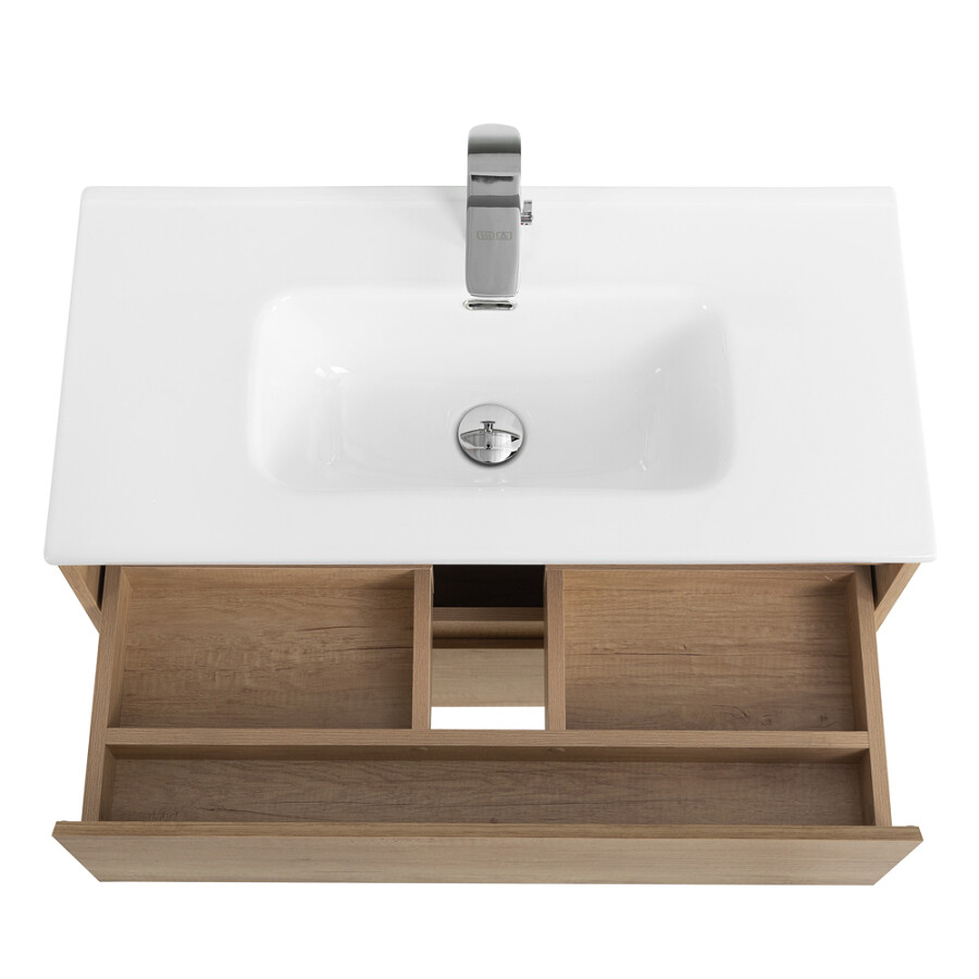 BelBagno Kraft 39-80 см тумба с раковиной KRAFT 39-800/390-2C-SO-RNN подвесная