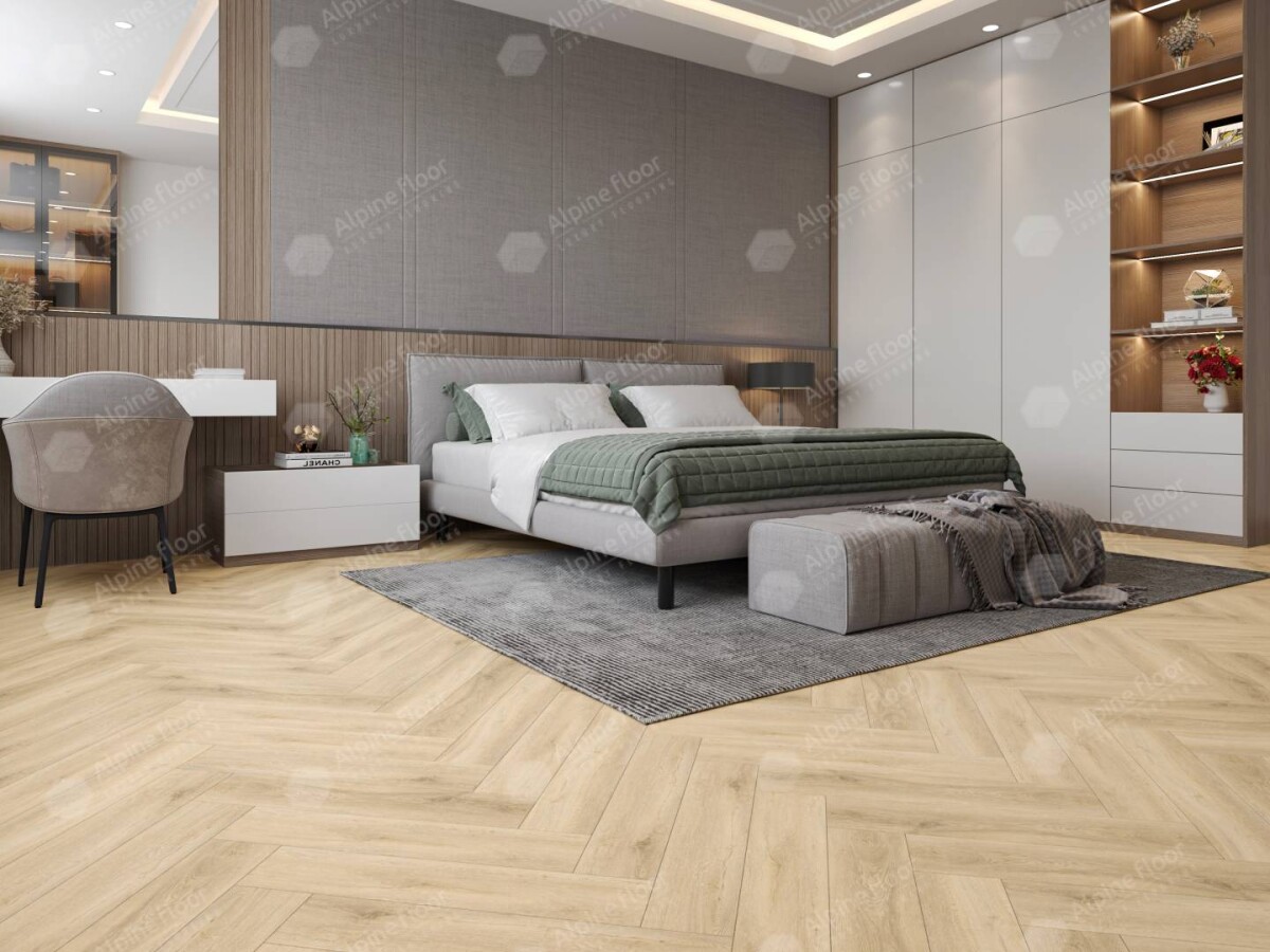 Alpine Floor Parquet Light SPC ламинат Дуб Ригель ECO 13-24AB-R 600 х 125 х 4мм