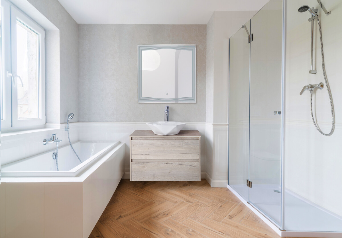 Зеркальное полотно BelBagno 70*70 SPC-LNS-700-700-LED-TCH