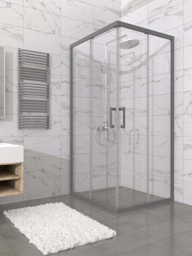 Душевое Ширма Triton pro Фикс-Графит 90х90 Щ0000077236