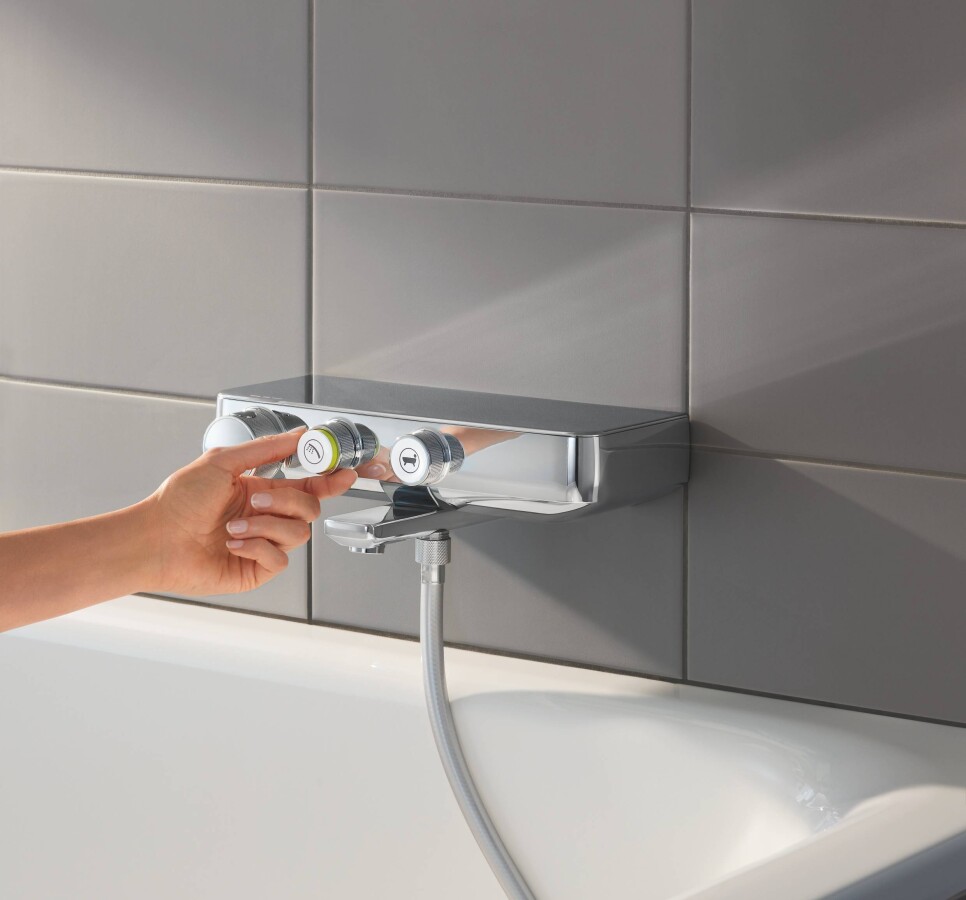Grohe Grohtherm SmartControl 34718000 смеситель для ванны хром