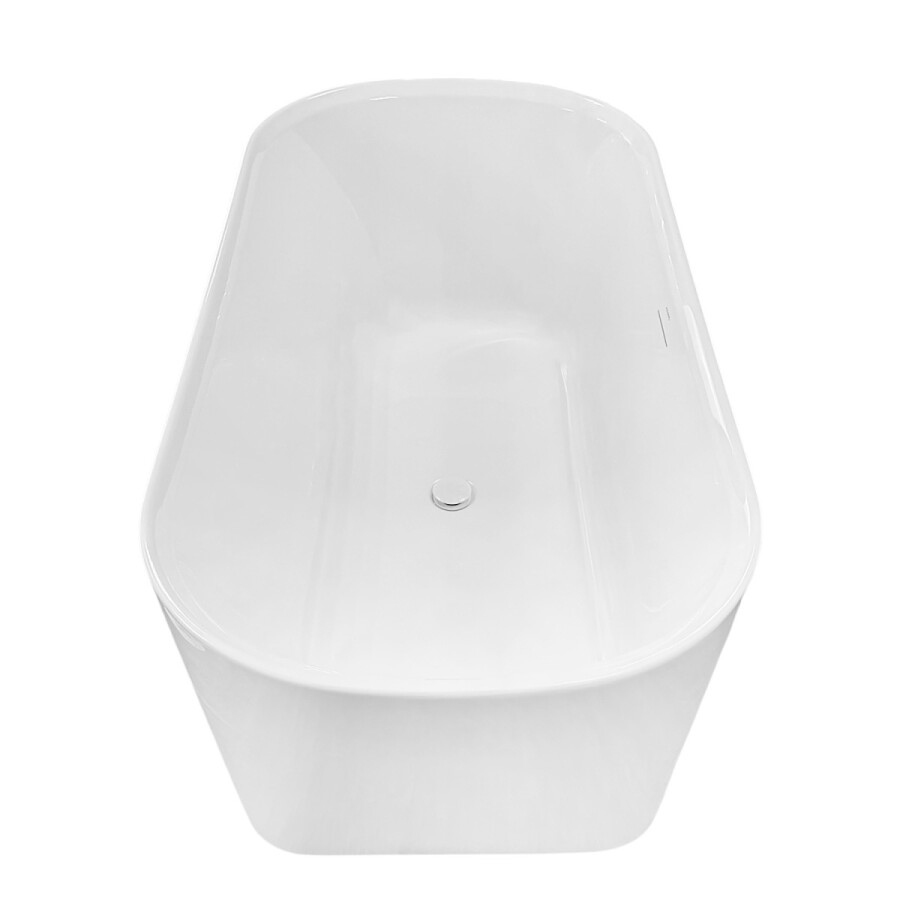 Ванна акриловая Azario Crisp 1500x750x600 отдельностоящая, в комплекте с сифоном и металлической рамой AZ-8692-1.5