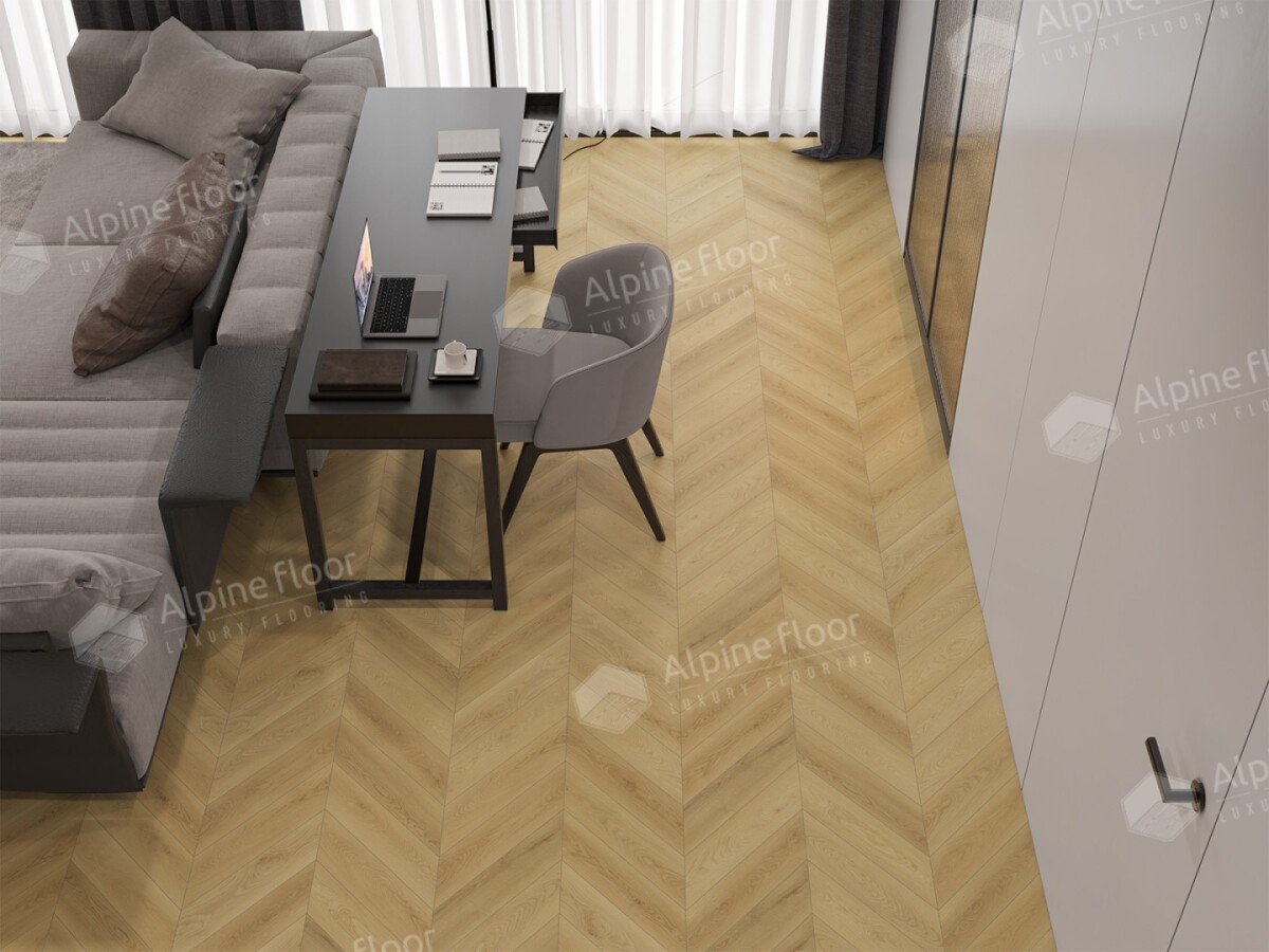 Ламинат Alpine Floor Chevron Art LF109-03, 550*112*12mm