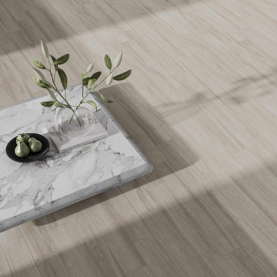 Керамический гранит Kerama Marazzi Прованс Лавр бежевый тёмный матовый обрезной 13x80x0,9 KM1380G0021R