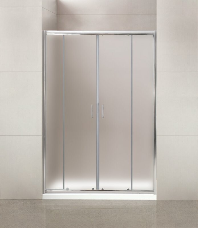 BelBagno Uno душевая дверь 180 см, рифленое стекло UNO-195-BF-2-180-P-Cr