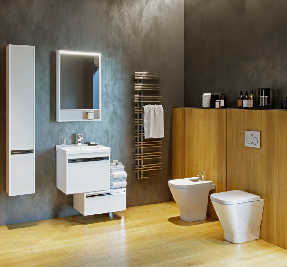 Зеркало-шкаф Акватон Капри 60*85 1A230302KP010