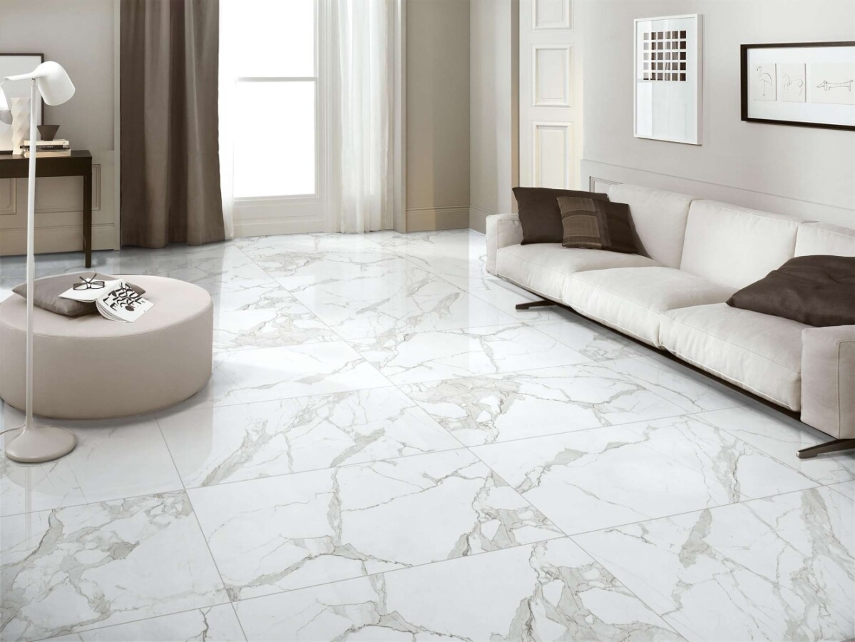 Керамогранит 7930138702503 Eurotile Sig Statuario Glossy 60x120