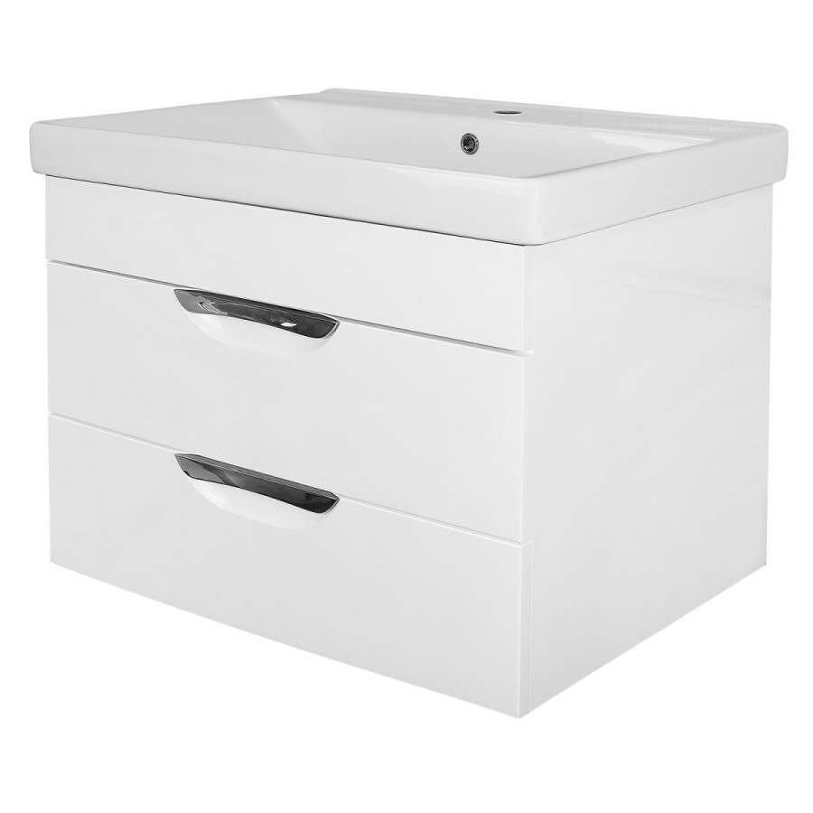 Комплект Тумба Стиль- 70/2 "Соло" 700х580х480 подвесная, с раковиной Tempo 70, с доводчиками CS00092804