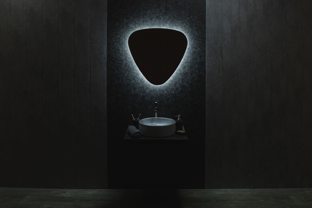 Зеркало AZARIO MOBY 700х670 с подсветкой, бесконтактный сенсор с функцией диммера LED-00002974