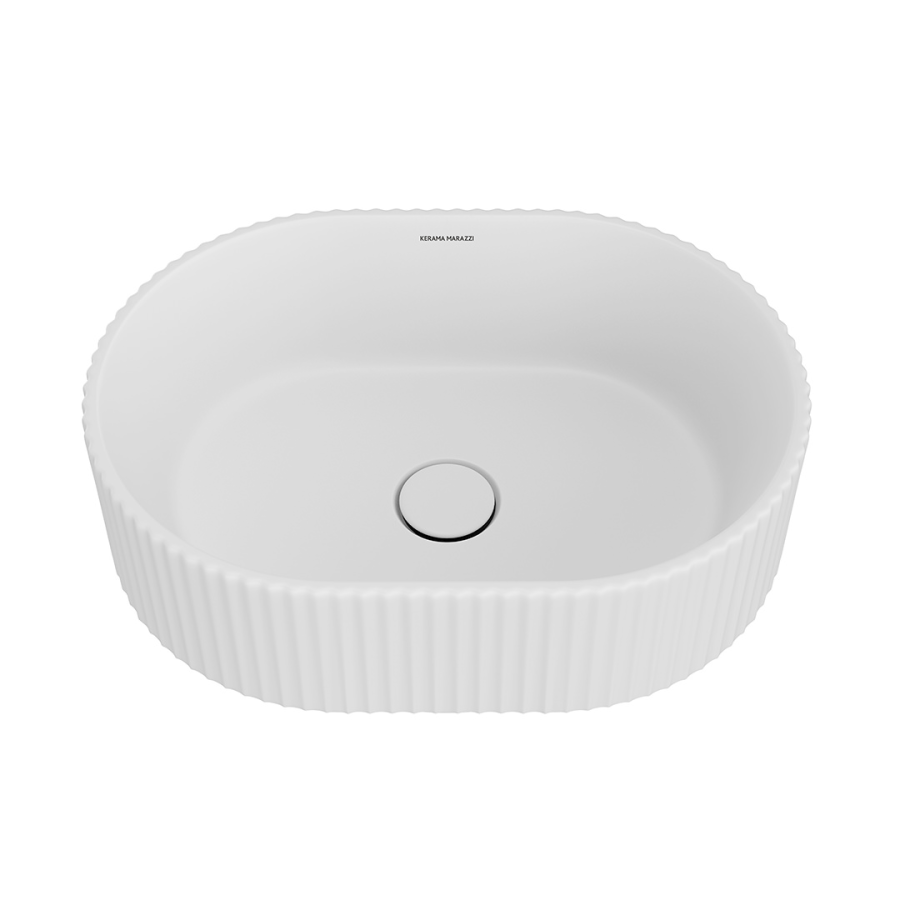Kerama Marazzi Artbasin Vento раковина 50 белая матовая VE.wb.50WHT.M