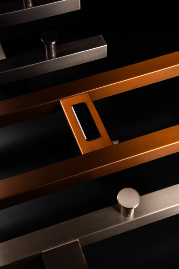 Полотенцесушитель электрический 170W Boheme Duo Copper Brushed 728-CB