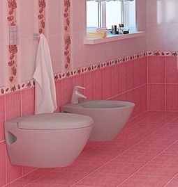 Газкерамика Тибет 30х30см плитка напольная розовая глянцевая